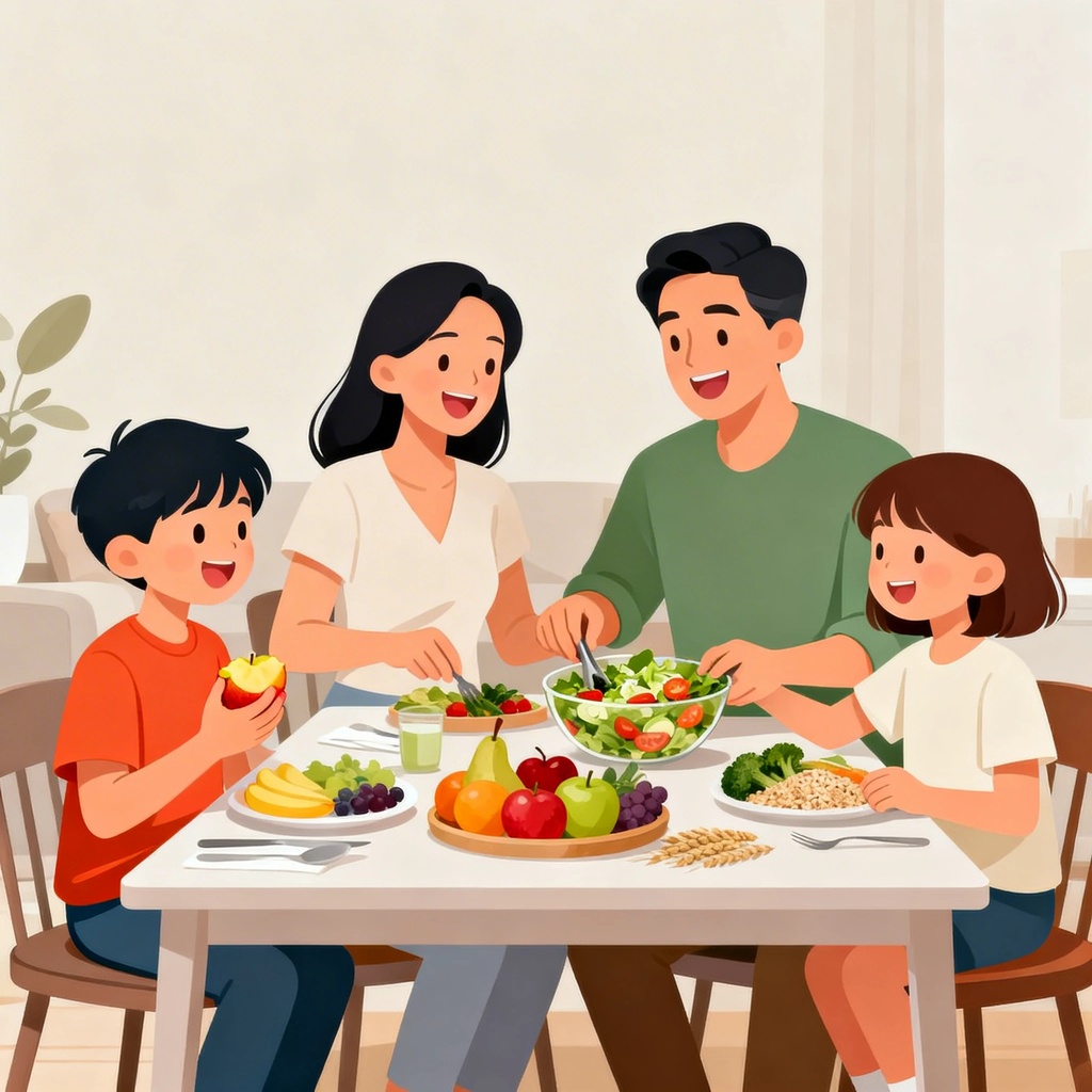 Jak wprowadzić zdrowe nawyki żywieniowe w rodzinie